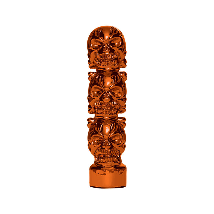 1/2" - 13 Thread-On 3 Skull Candy Color Shift Knob - Cadmium Orange