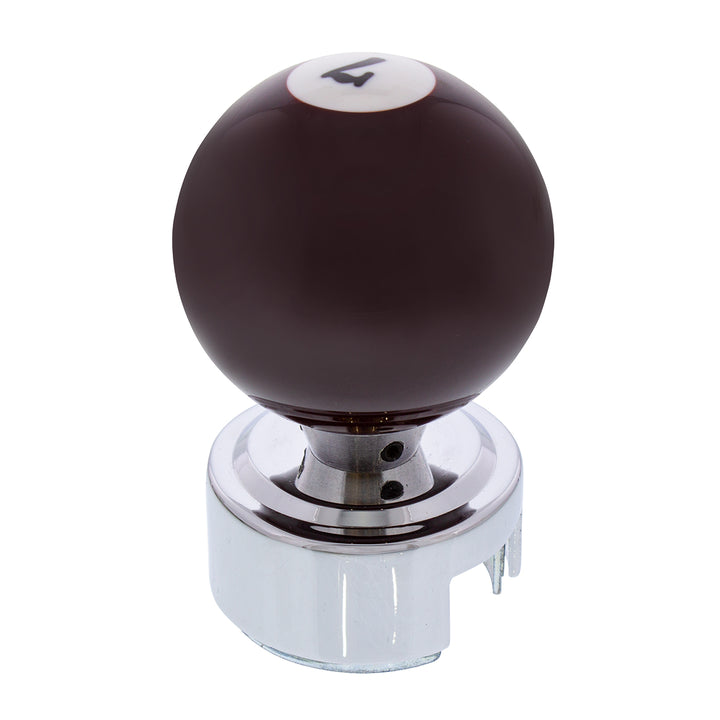 Number 7 Pool Ball Gearshift Knob For 13/15/18 Speed Eaton Style Shifters