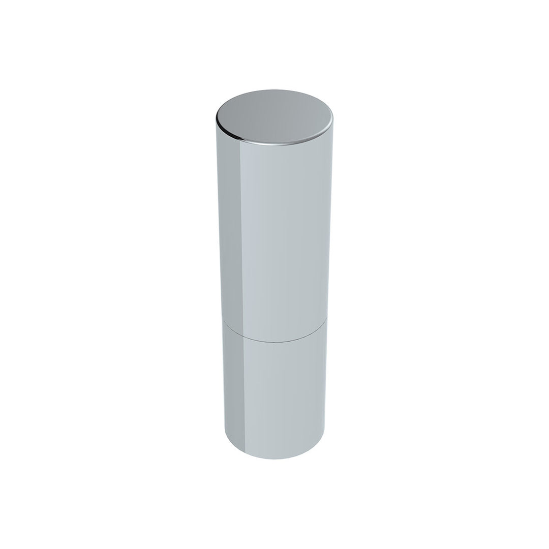 33mm X 7-1/4" Chrome Plastic Tall Cylinder Nut Cover - Thread-On (10 Pcs)