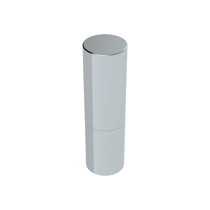 33mm X 7-1/4" Chrome Plastic Tall Cylinder Nut Cover - Thread-On (10 Pcs)