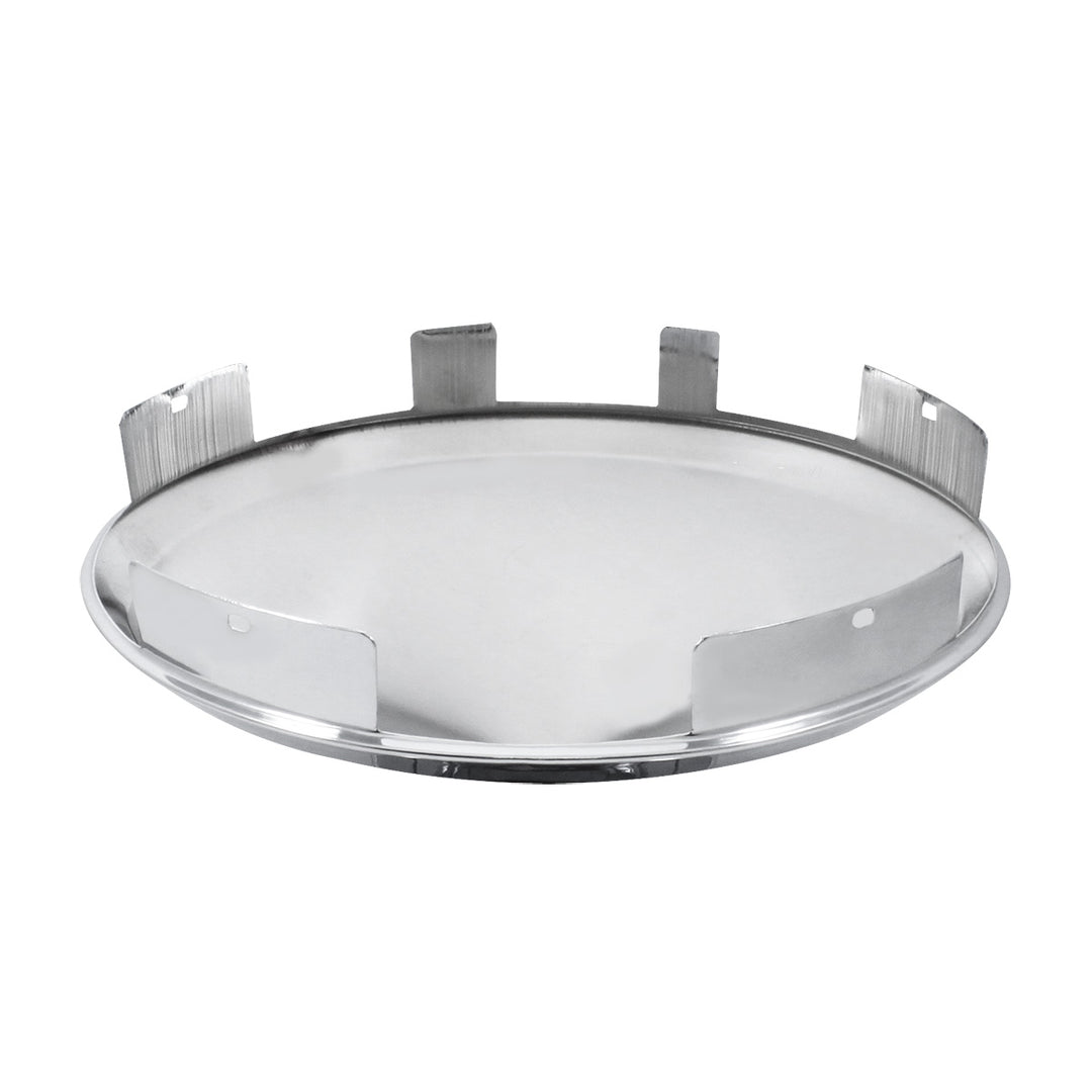 Universal Stainless Pointed Front Hubcap - 1" Lip