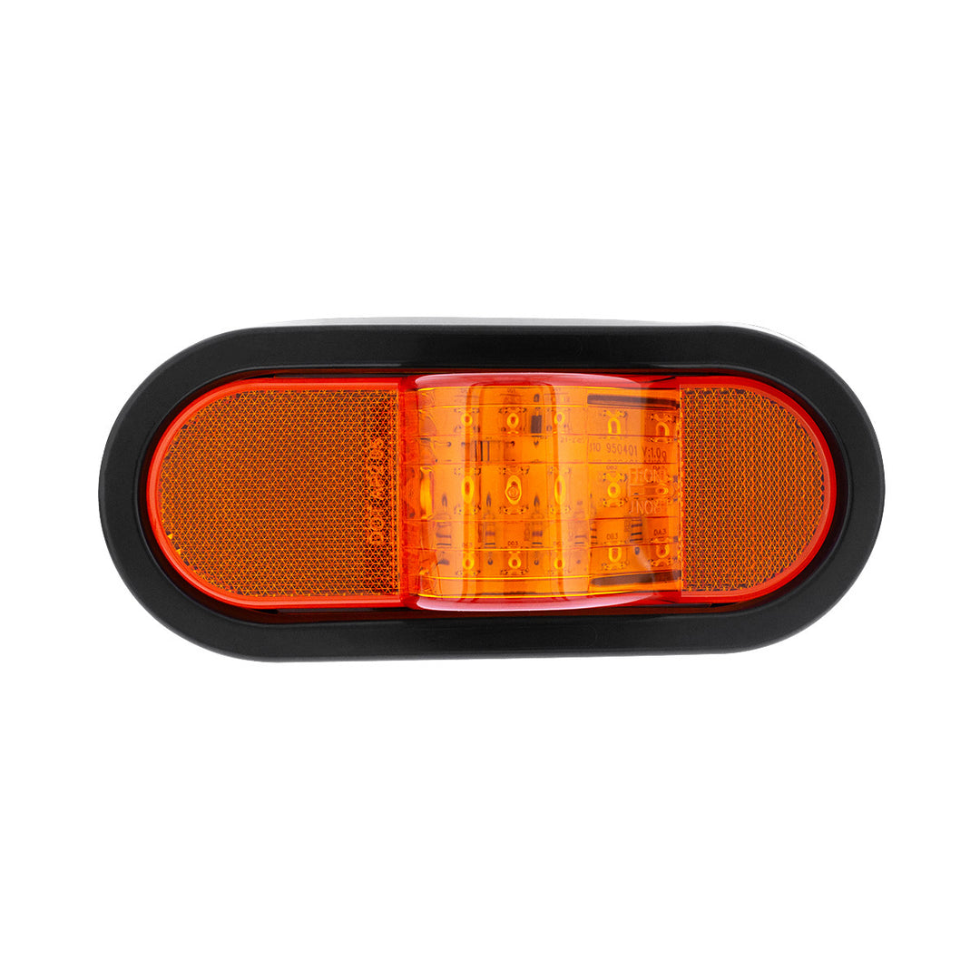 18 LED Mid - Trailer Turn Signal Light Kit - Amber LED/Amber Lens