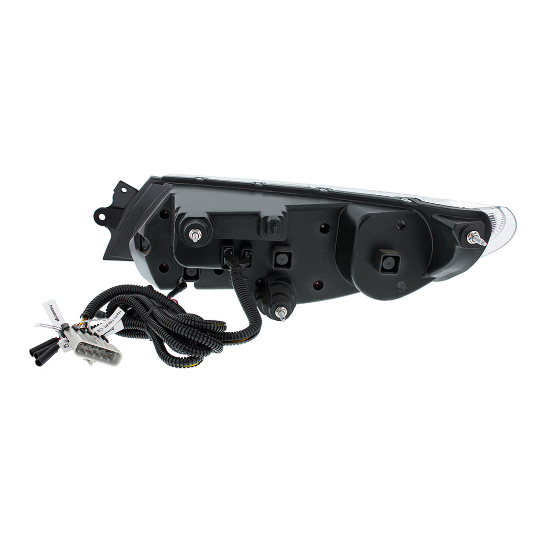 Chrome LED Projector Headlight With Rear Facing Turn Signal For International Durastar 2002-2018 - Passenger