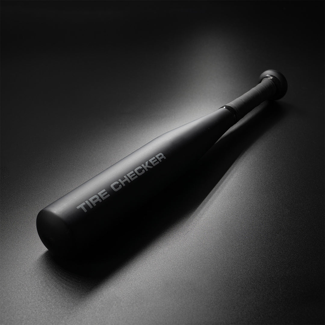 17" Aluminum Tire Checker Bat - Matte Black