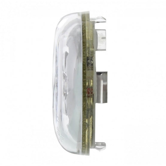 15 LED 2-3/8" Turn Signal Light For Motorcycle - Amber LED/Clear Lens