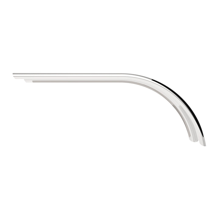 66" 430 Stainless Steel (16ga) Roll Formed Edge Smooth Half Fender - Stainless Steel Series (Pair)