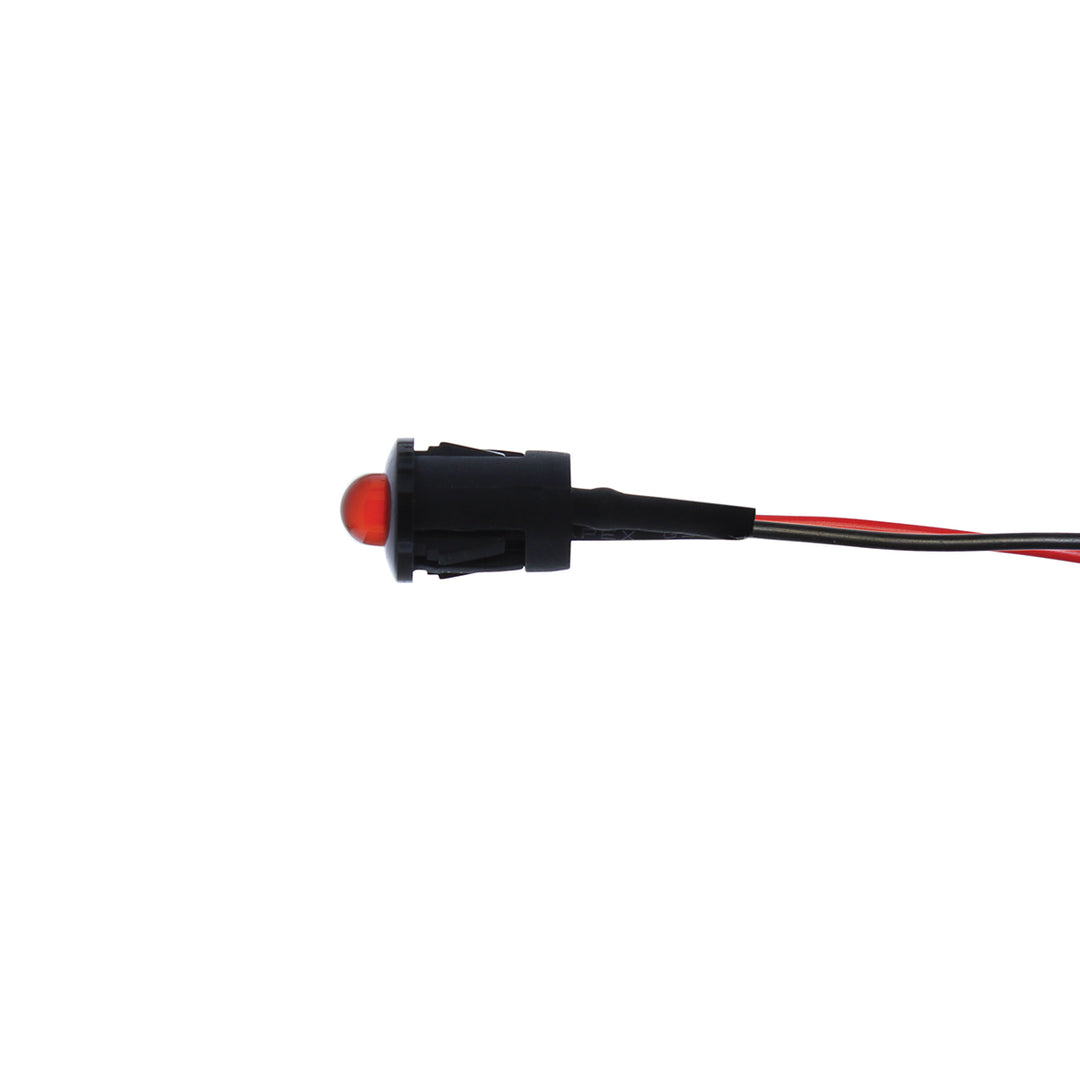 Single LED Snap - In Indicator Light - Red (Bulk)