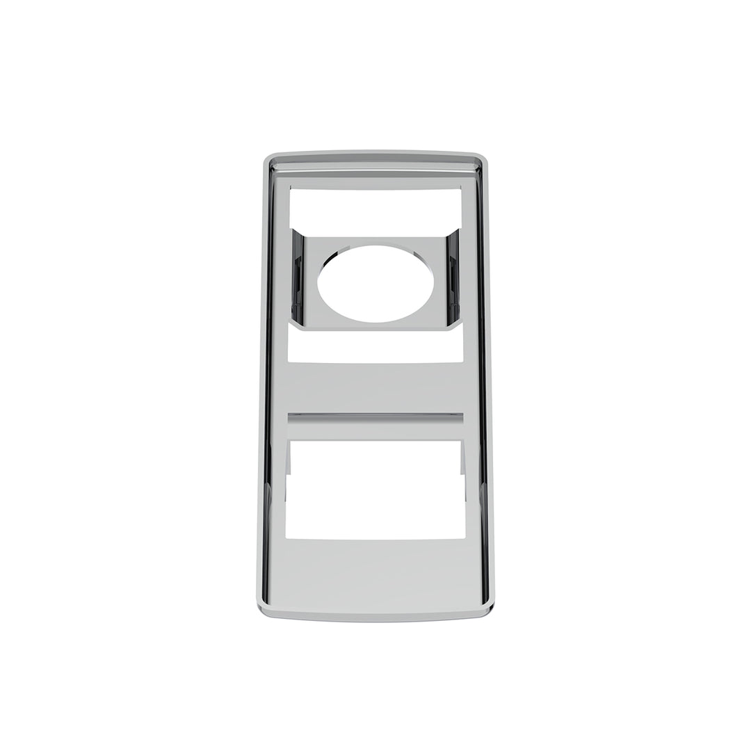 Chrome Door Switch Cover With Power Windows/Mirrors For 2018-2025 Freightliner Cascadia - Driver
