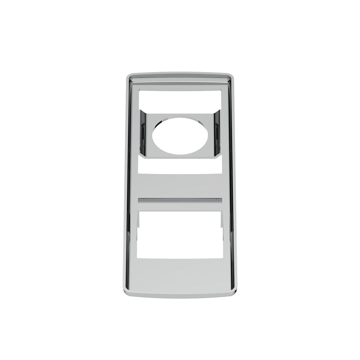 Chrome Door Switch Cover With Power Windows/Mirrors For 2018-2025 Freightliner Cascadia - Driver
