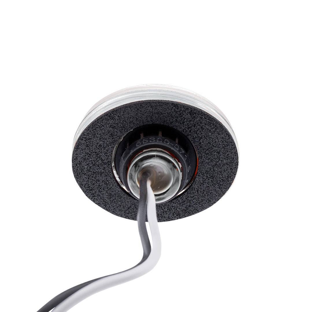 3 LED Oval Auxiliary Light - White LED/Clear Lens