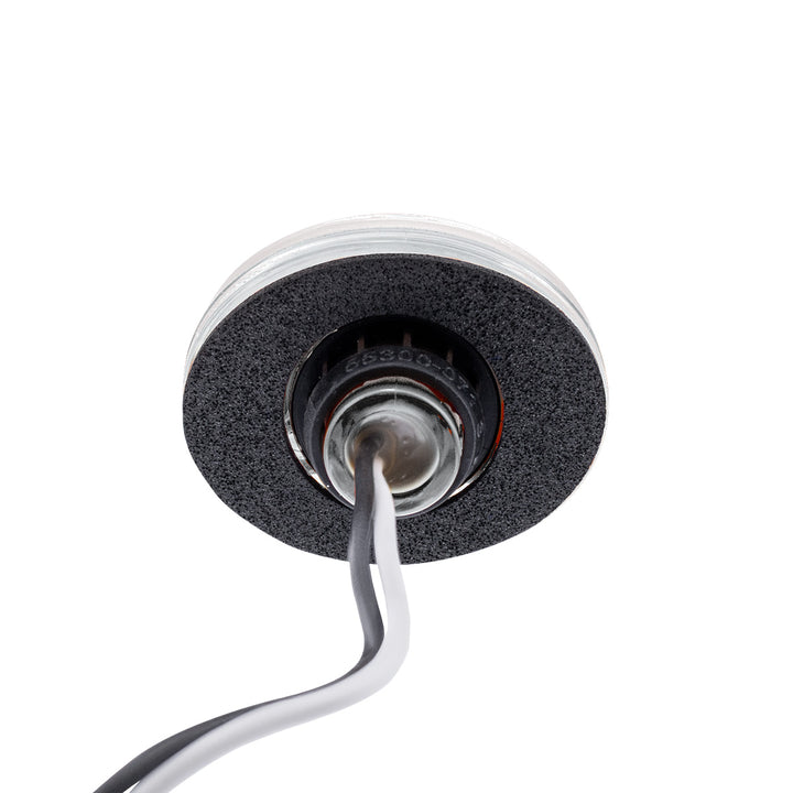 3 LED Oval Auxiliary Light - White LED/Clear Lens