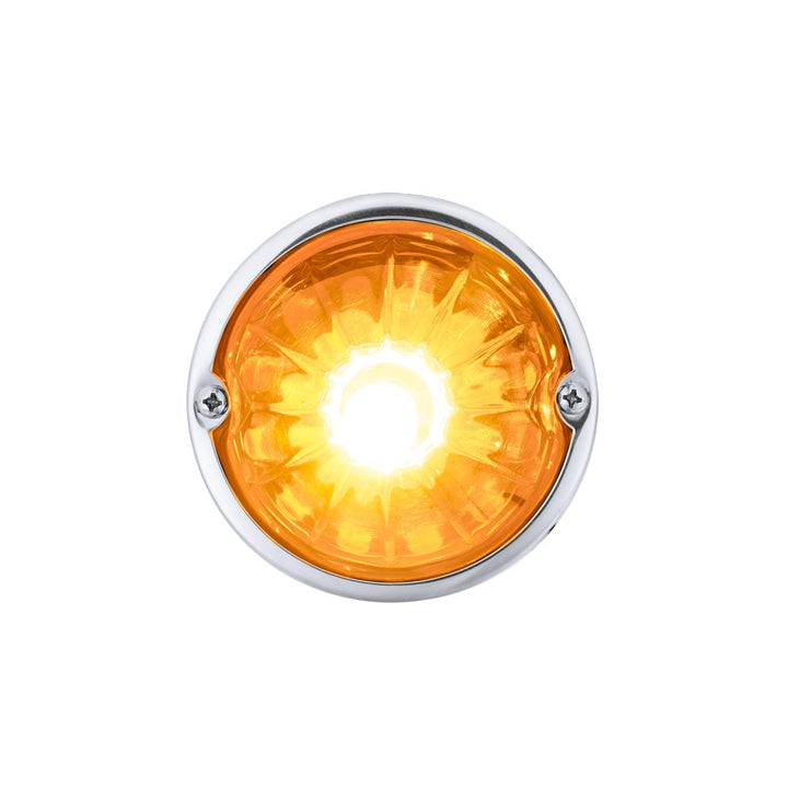 Glass Watermelon Light Kit With LED Light - Amber LED/Amber Lens