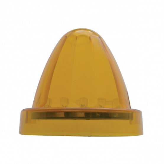 13 LED Watermelon Truck - Lite Style Cab Light - Amber LED/Amber Lens