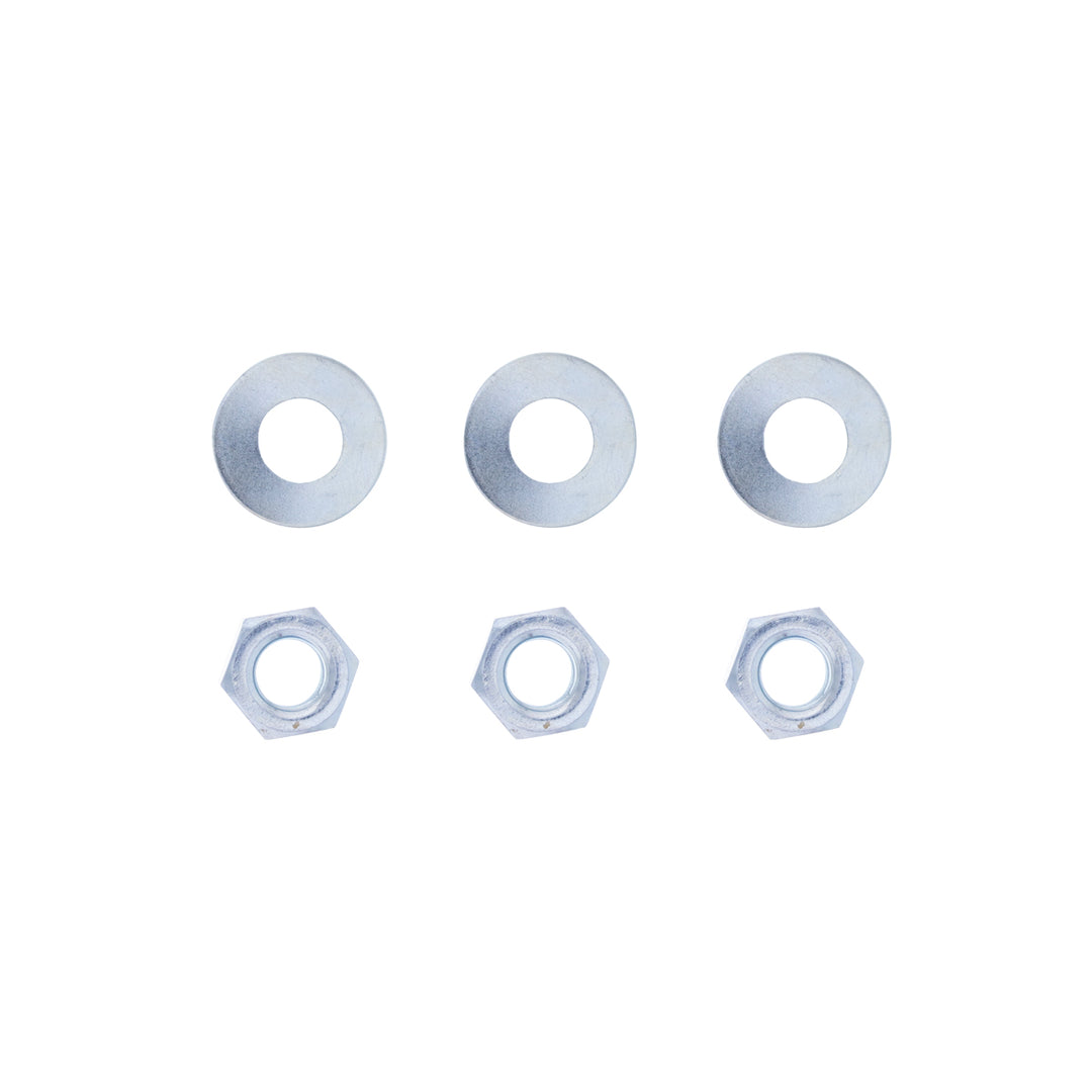 3" x 12" Chrome Standard Bottom Mud Flap Plate - Welded Stud