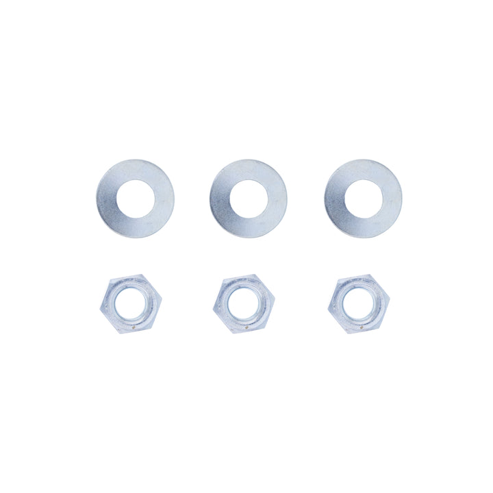 3" x 12" Chrome Standard Bottom Mud Flap Plate - Welded Stud