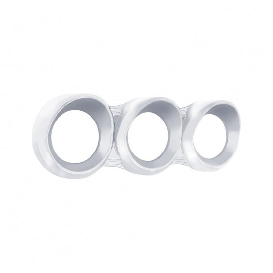3 Gauge Cluster Bezel With Visor For Peterbilt (2005 &amp; Older) - Horizontal