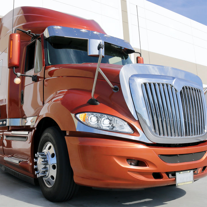 Chrome LED Headlight For 2006-2017 International Prostar - Passenger