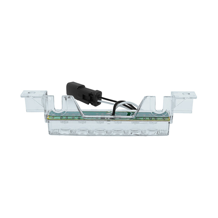 6 LED Competition Series Exterior Visor Light For 1996-2024 Volvo VNL - Amber LED/Clear Lens