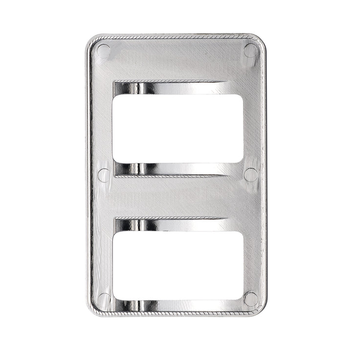 Chrome Rocker Switch Cover For Peterbilt 579 (2012-2019) &amp; 567 (2014-2019) - 2 Switches