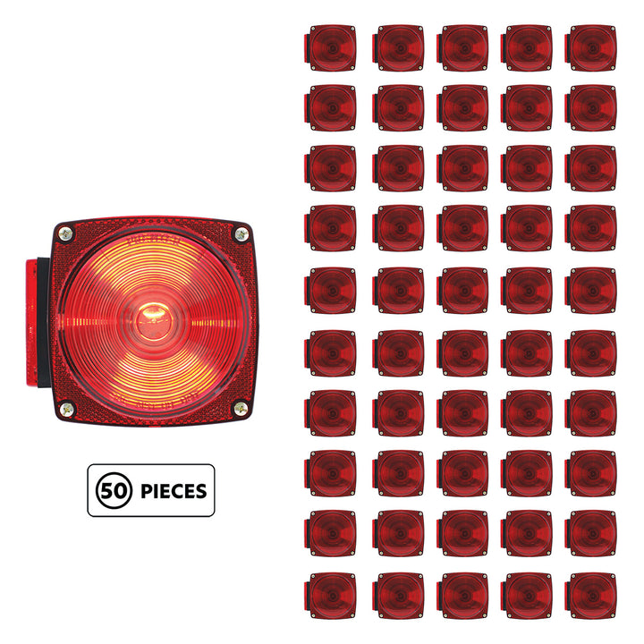 Under 80" Wide Combination Trailer Light With License Light (50 Pcs)