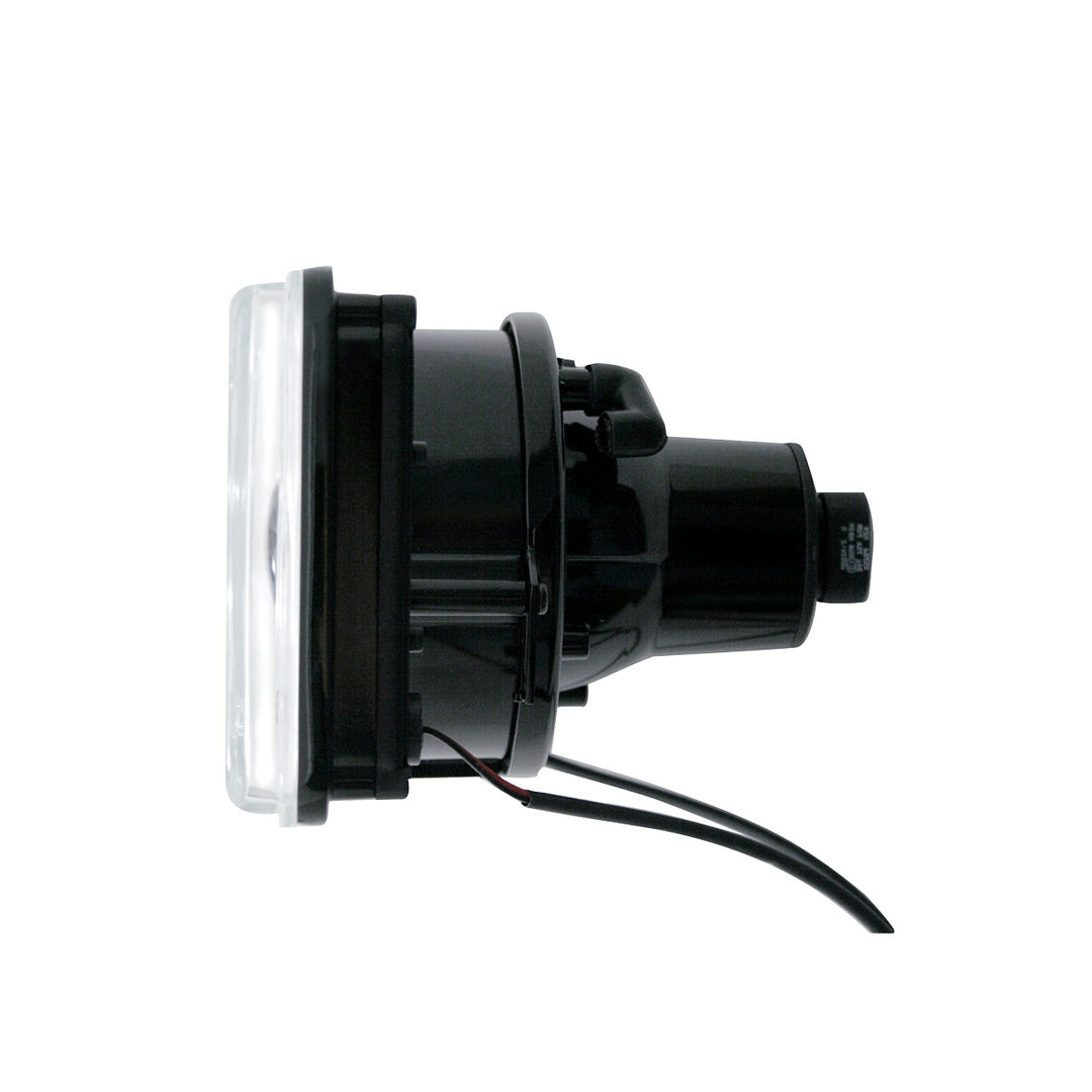 4" x 6" Crystal Projection Headlight With 6 White LED Position Light - Low Beam
