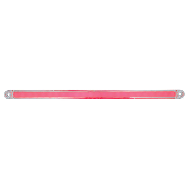 24 LED Dual Function 12" GloLight Bar (Stop, Turn &amp; Tail) - Red LED/Clear Lens (Bulk)