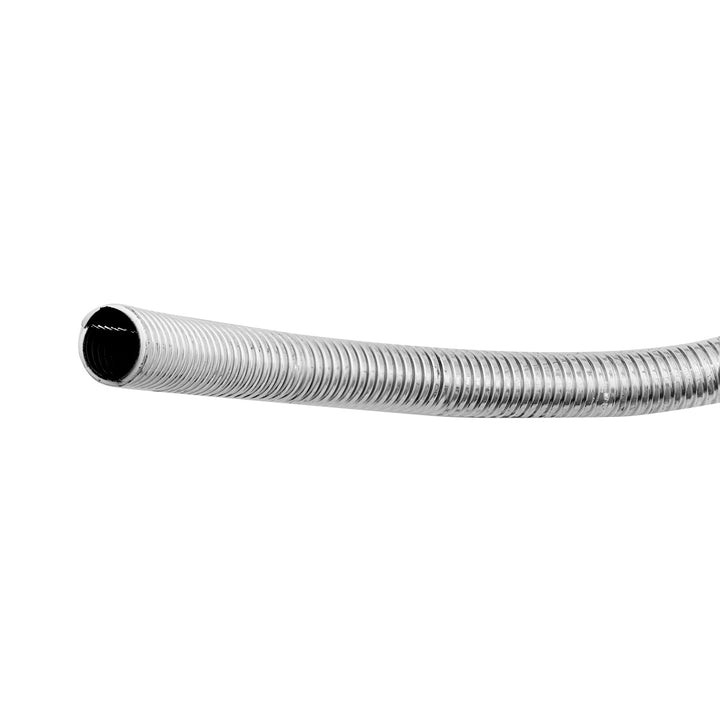 72" Long Chrome Wire Loom - 1/2" Diameter