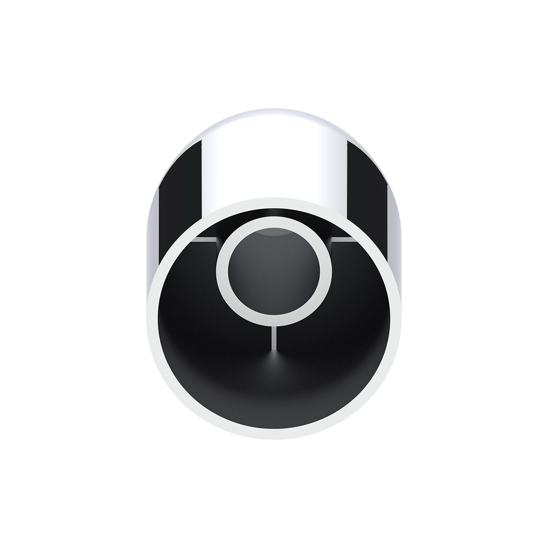33mm x 3-7/8" Chrome Plastic Bullet Nut Cover - Thread-On (Bulk)