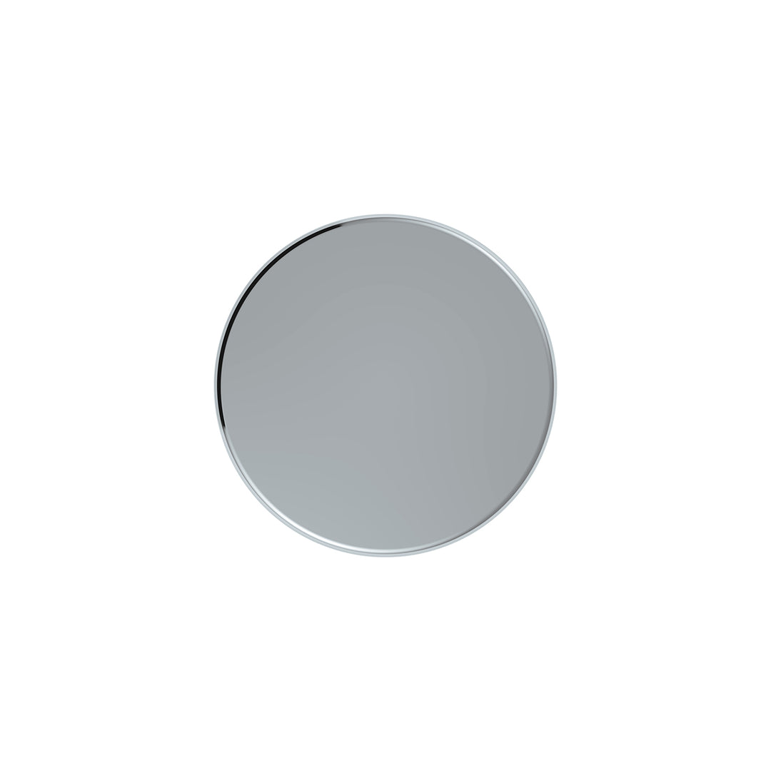 33mm X 7-1/4" Chrome Plastic Tall Cylinder Nut Cover - Thread-On (Bulk)