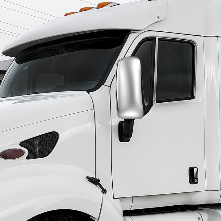 Chrome Mirror Cover For PB 387 (2000-2011), 587 (2012-2018), &amp; KW T700 (2010-2016) - Passenger