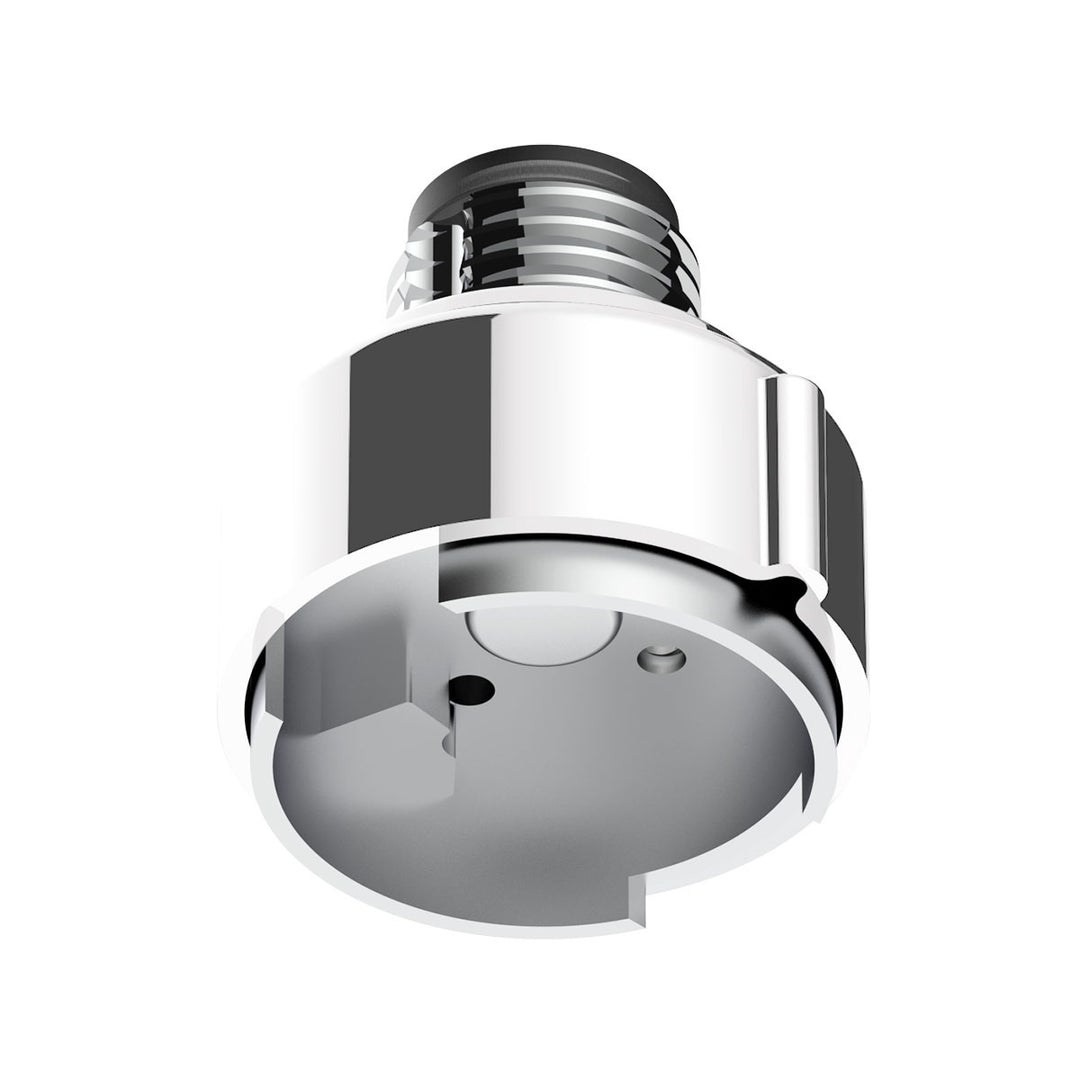 M30 x 3.5 Thread-On Gearshift Adapter W/LED Mount For Eaton - Fuller 9/10 Speed - Pearl White