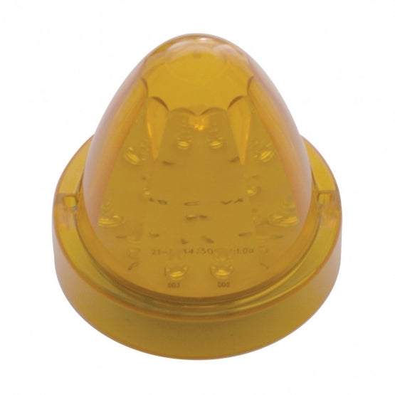 13 LED Watermelon Truck - Lite Style Cab Light - Amber LED/Amber Lens (Bulk)