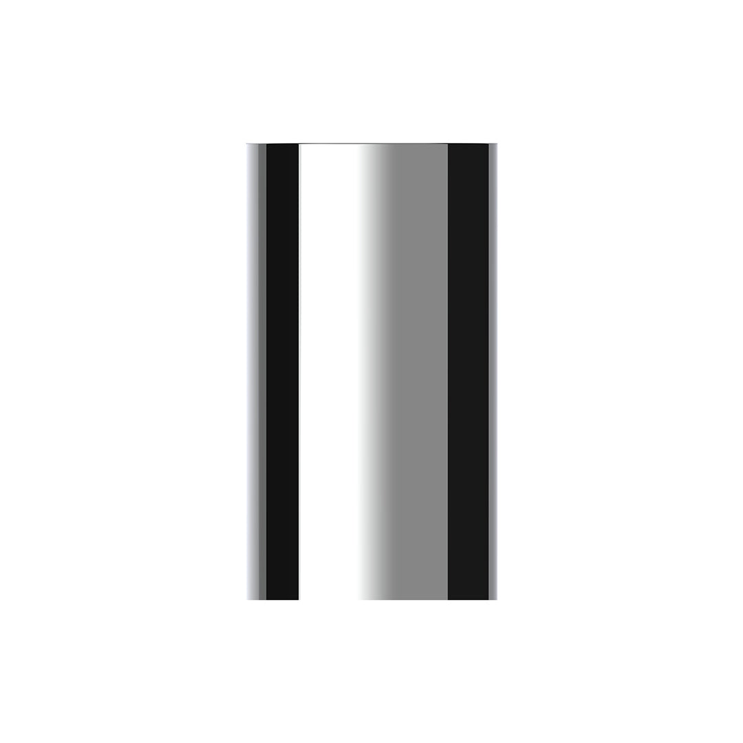 33mm X 3/4" Chrome Plastic Concave Top Nut Cover - Thread-On (Bulk)
