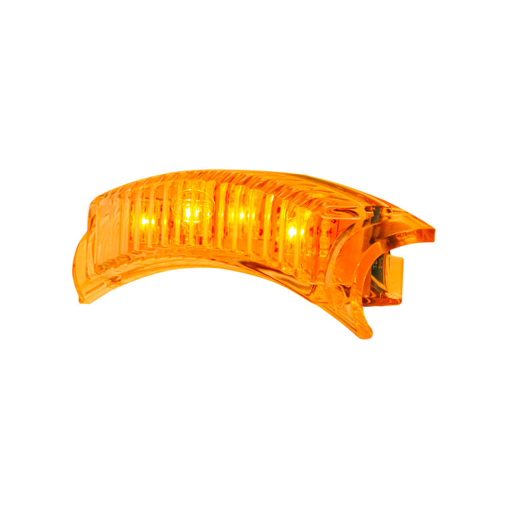 4 LED Dual Function Headlight Turn Signal Light - Amber LED/Amber Lens (Bulk)