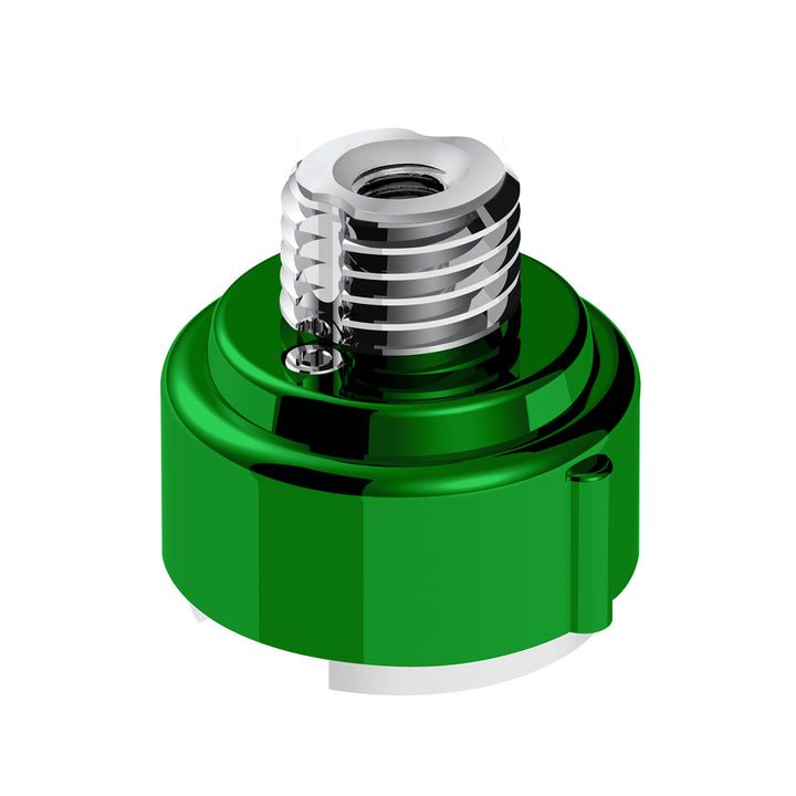 M30 x 3.5 Thread-On Gearshift Adapter W/LED Mount For Eaton - Fuller 9/10 Speed - Emerald Green