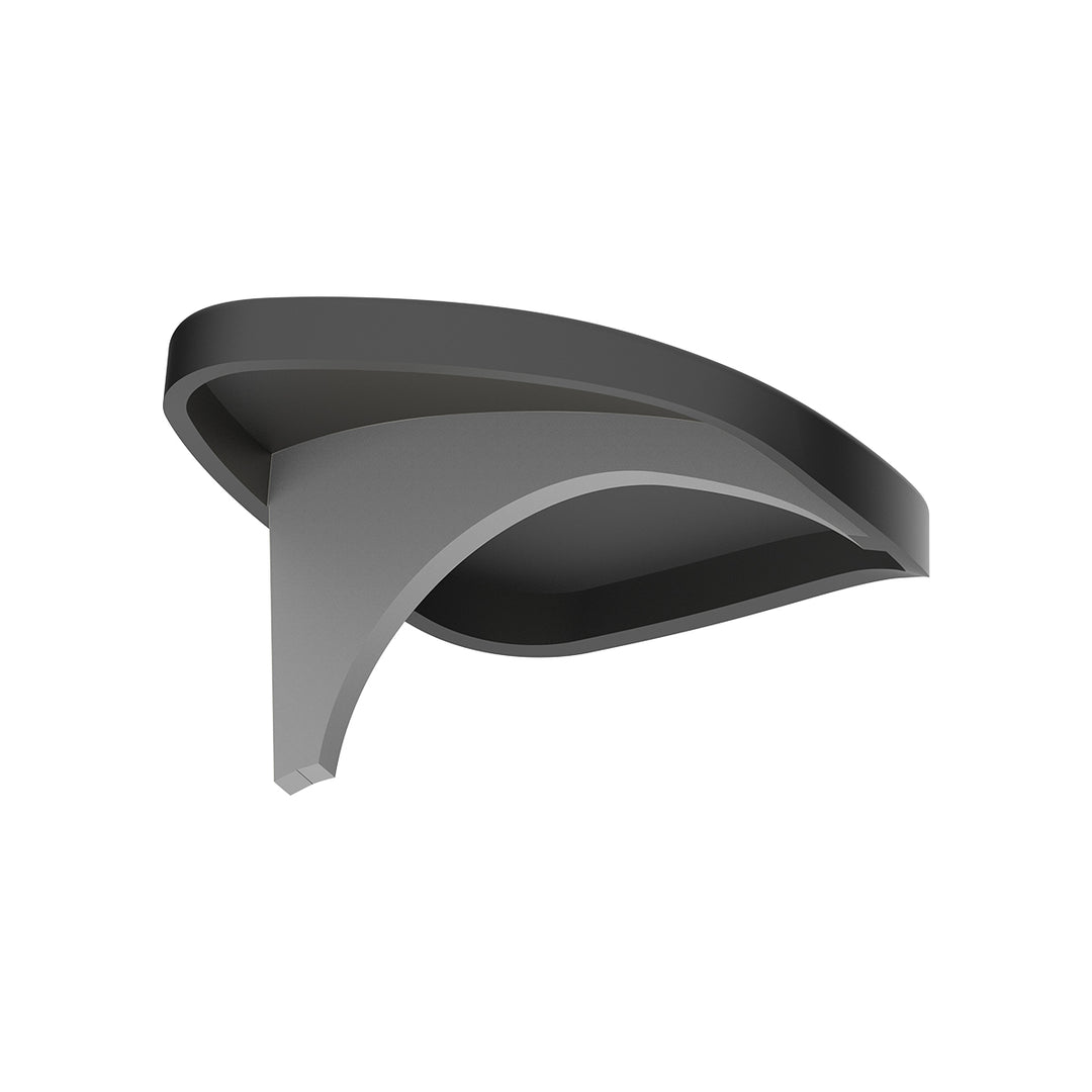 Plastic Cover For 9/10/13/15/18 Speed Gearshift Knob - Matte Black