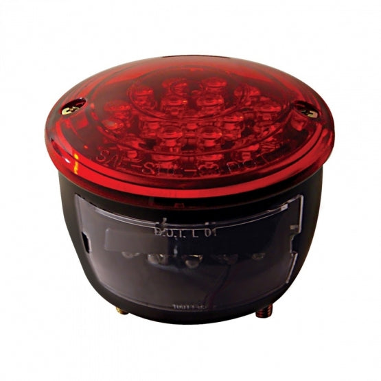 19 LED Stud Mount Light With License Light (Stop, Turn &amp; Tail) - Driver (Bulk)