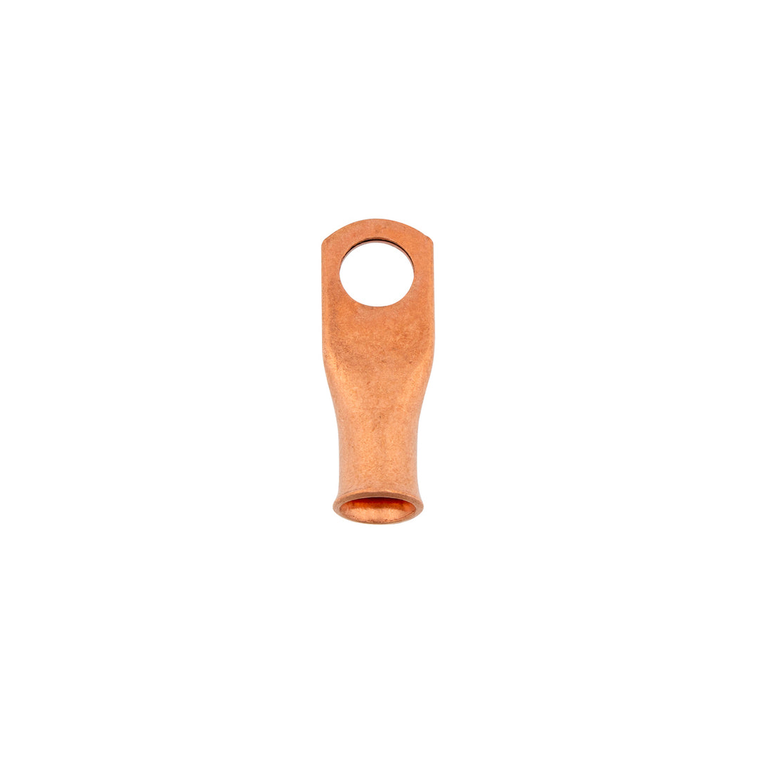 2 AWG 3/8" Stud Seamless Tubular Copper Lug (5-Pack)