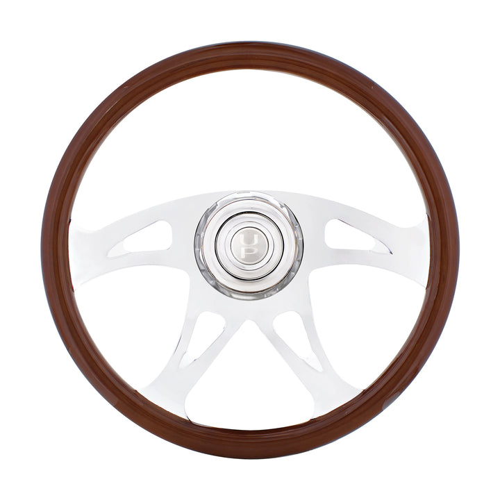 18" Boss Steering Wheel With Hub &amp; Horn Kit - Freightliner 1989 - July 2006