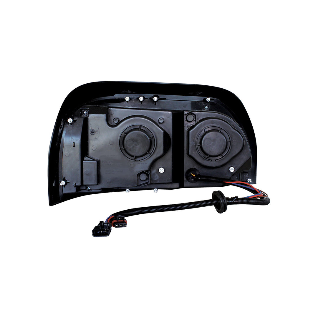 Chrome Headlight With LED Turn Signal &amp; Light Bar For 1996-2010 Freightliner Century - Driver
