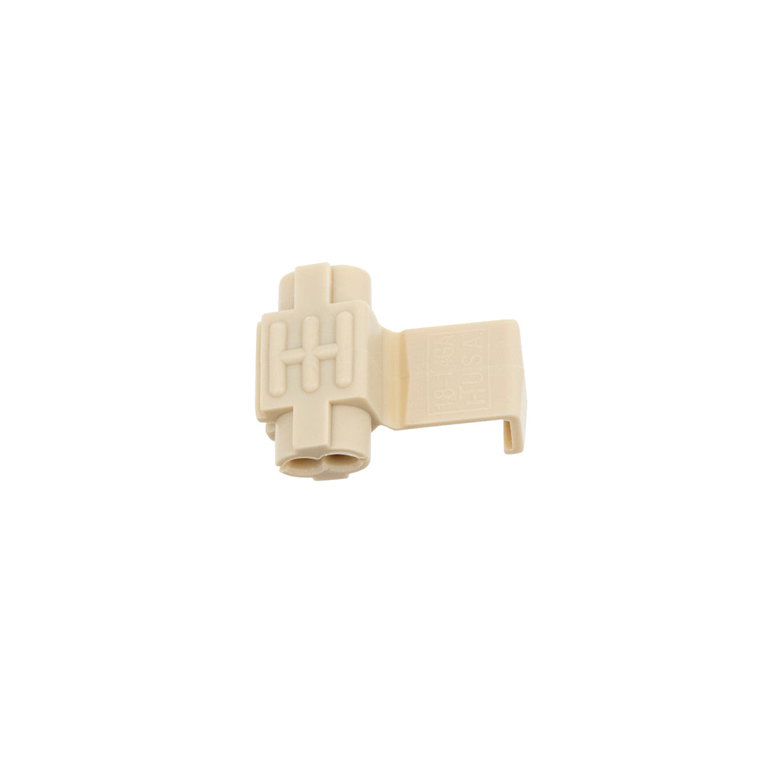 18-14 AWG White Mid - Line Tap Connector w/ No Stop (6-Pack)
