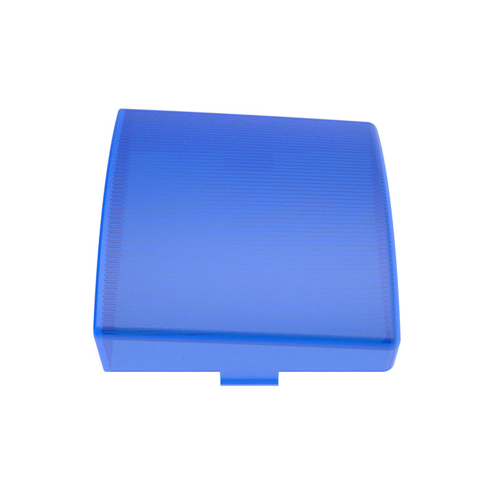 3" x 3" Square Dome Light Lens - Blue