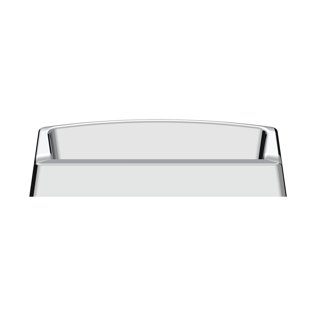 Chrome Plastic Switch Label Covers With Visor For 2005 &amp; Older Kenworth (6-Pack)