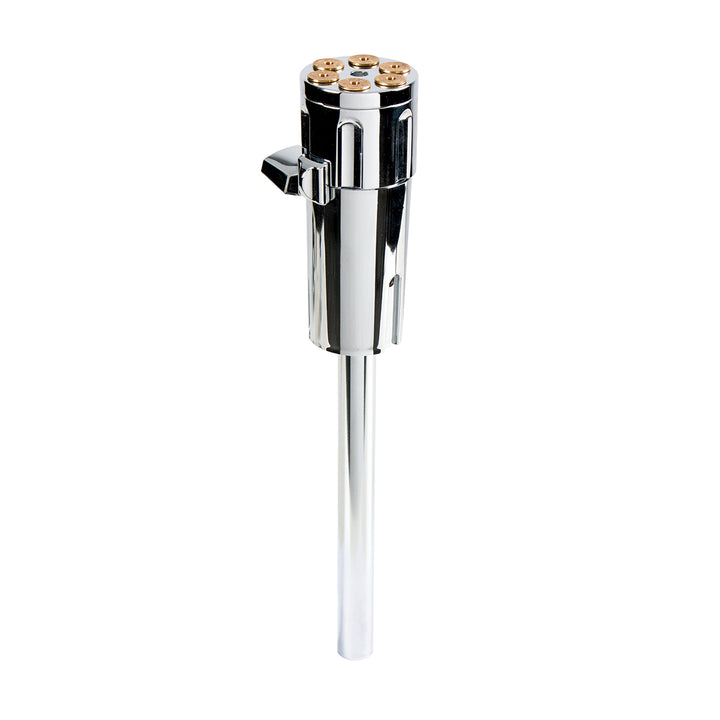 Gun Cylinder 13/15/18 Speed Gearshift Knob - Chrome