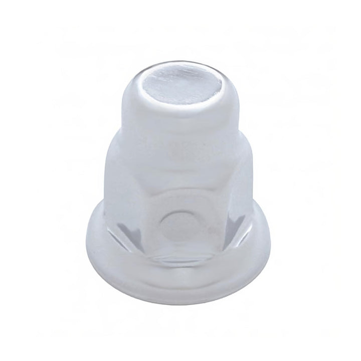 32mm x 2" Chrome Steel Tall Nut Covers With Flange (10-Pack)