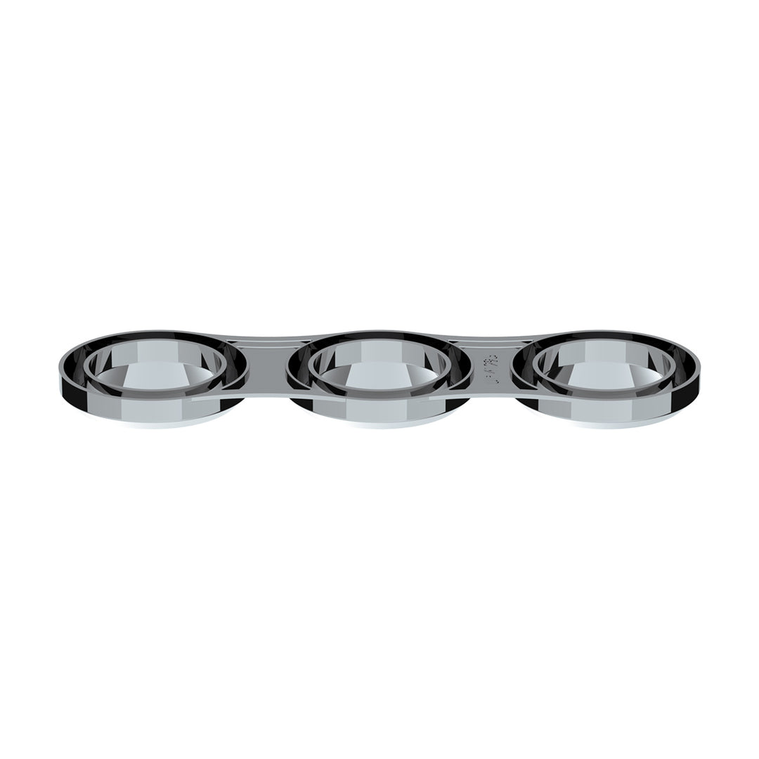 3 Gauge Cluster Bezel With Visor For 2006+ Peterbilt - Horizontal