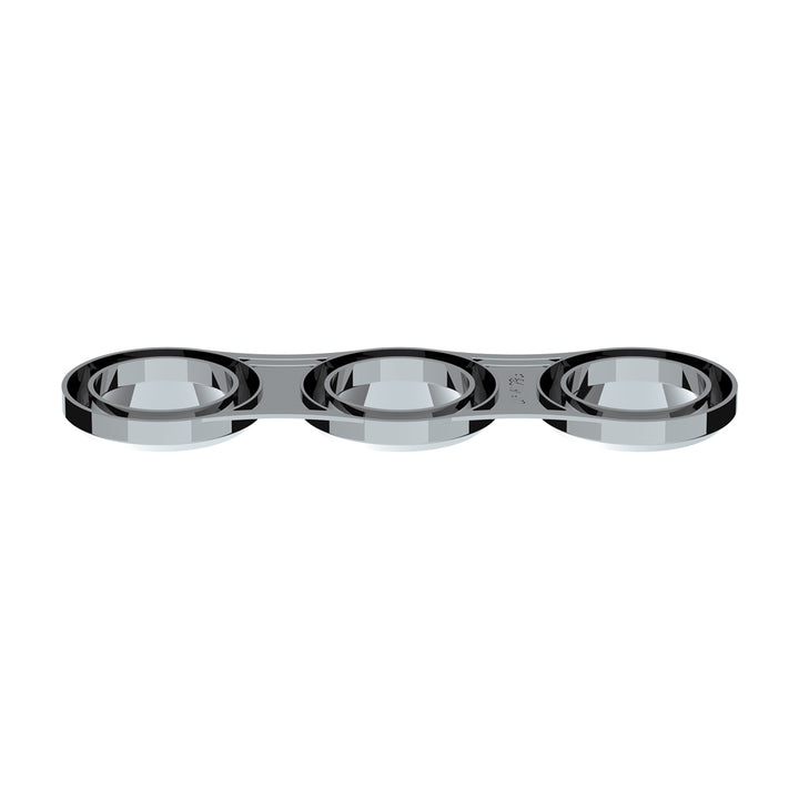 3 Gauge Cluster Bezel With Visor For 2006+ Peterbilt - Horizontal