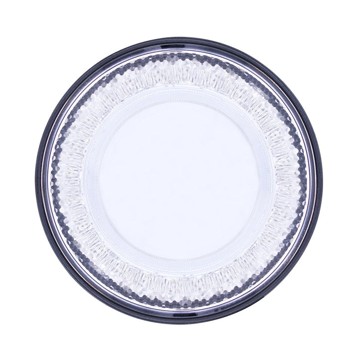 24 LED 4" Round Mirage Light (Stop, Turn &amp; Tail) - Red LED/Clear Lens