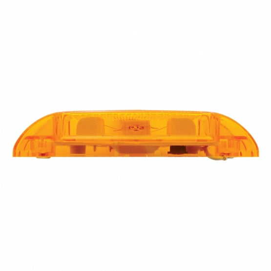 Rectangular Light (Clearance/Marker) With Reflex Lens - Amber Lens