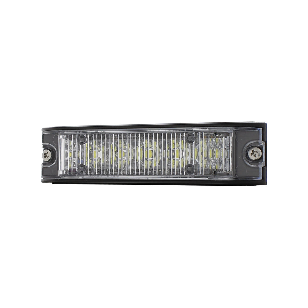 6 High Power LED Low Profile Warning Lighthead - White LED